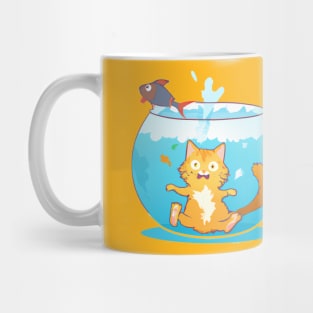 CAT IN FISHBOWL Mug